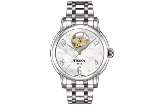 TISSOT Женские наручные часы с автоматическим механизмом серии Xinyuan, 35 мм, белый циферблат, T050.207.11.116.00