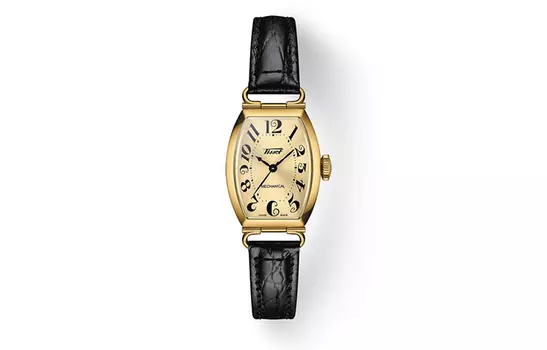 TISSOT Женские наручные часы с автоматическим механизмом серии Porto, циферблат 22*30,1 мм, золотой T128.161.36.262.00