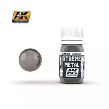 Титан (30мл), Paint - Xtreme Metal (AK-Interactive)