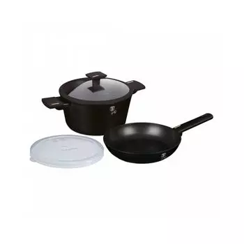 Титановая кастрюля и сковорода Berlinger Haus Monaco 35534 BerlingerHaus, черный
