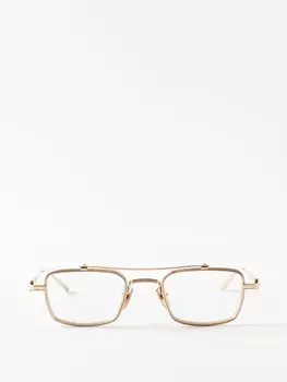 Титановые очки-авиаторы cassini Akoni, золото