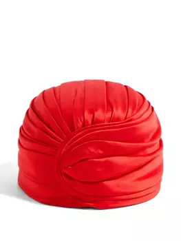 ТЮРБАН ИЗ ЖЕСТКОГО ШЕЛКА Valentino Garavani, розовый