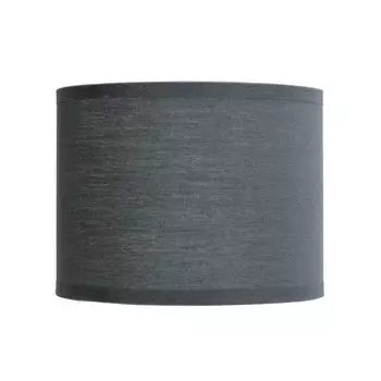Ткань абажура для настольной лампы Е14 антрацит цилиндр 17 см Licht-Erlebnisse