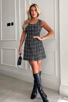 Ткань-Букле без рукавов Brea Girl In Mind, черный