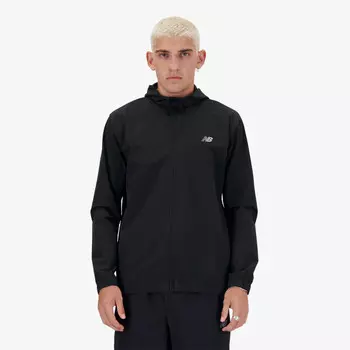 Тканая куртка на молнии New Balance, черный