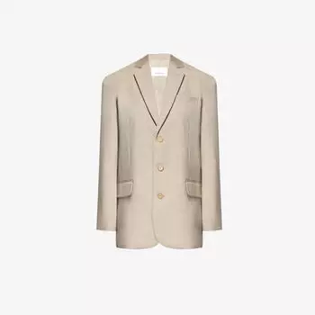 Тканая куртка оверсайз Gelso Frankie Shop, коричневый