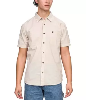 Тканая рубашка Hughes с короткими рукавами Junk Food, белый