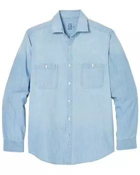 Тканая рубашка J.McLaughlin Jett, синий