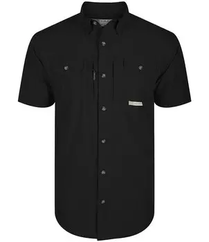Тканая рубашка с короткими рукавами Drake Clothing Co. Wingshooter Trey, черный