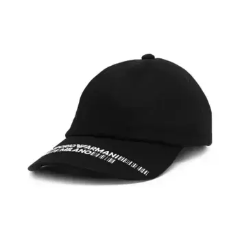 Тканая шапка Emporio Armani, черный