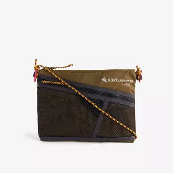 Тканая сумка через плечо Algir среднего размера Klattermusen, зеленый