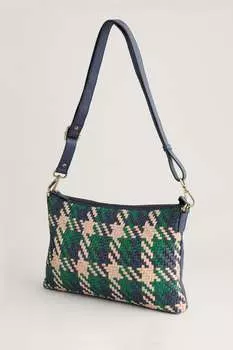 Тканая сумка Cornelly на длинном ремне Seasalt Cornwall, зеленый