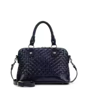 Тканая сумка-мессенджер Emeretta Medium Satchel Patricia Nash, синий