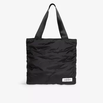 Тканая сумка-тоут charlie с нашивкой-логотипом Eastpak, черный