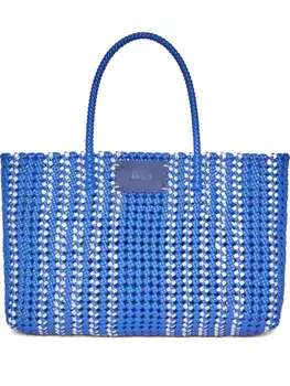 Тканая сумка-тоут MSGM, синий