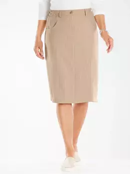 Тканая юбка Classic Basics, бежевый