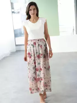 Тканая юбка Classic Basics, цвет Ros-Bedruckt