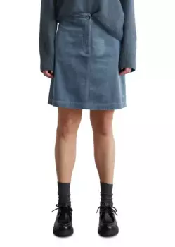 Тканая юбка Marc O'Polo "из натурального хлопка", синий