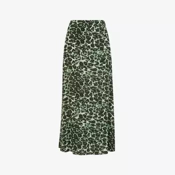 Тканая юбка миди Clouded Leopard Whistles, мультиколор