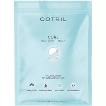 Тканевая маска Cotril Curl Hair 35 мл для вьющихся и волнистых волос