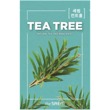Тканевая маска для лица, 1 шт. The Saem Tea tree
