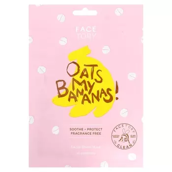 Тканевая маска для лица FaceTory Oats My Bananas, 25 гр.