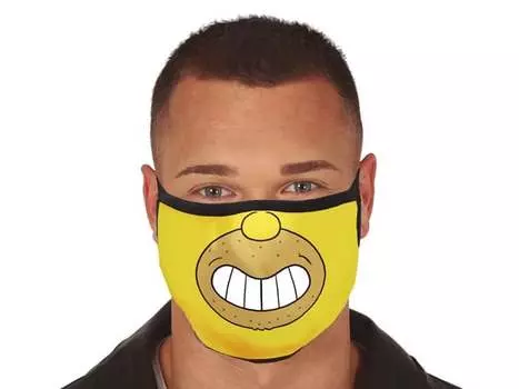 Тканевая маска для лица Simpson 3-х слойная - 1 шт., Guirca