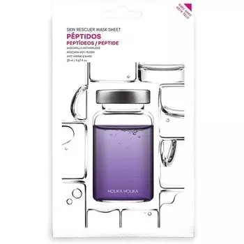 Тканевая маска для лица Skin Rescue Peptide с еврослотом, Holika Holika