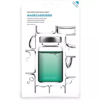Тканевая маска для лица Skin Rescue с мадекассосидом Euroslot Es, Holika Holika