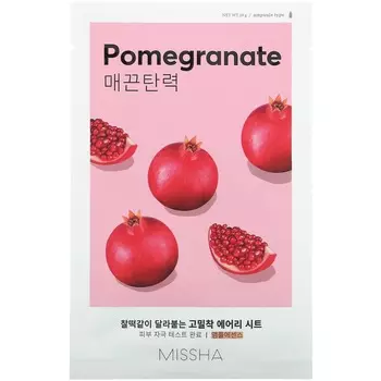 Тканевая Маска Missha Airy Fit Beauty, гранат, 19 г