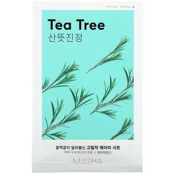 Тканевая Маска Missha Airy Fit Beauty Sheet Mask, зеленое дерево, 19 г