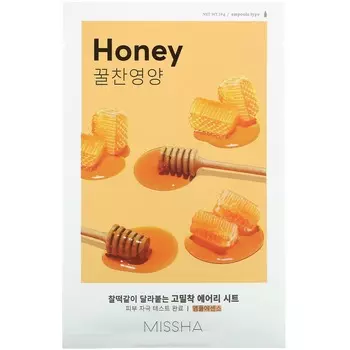 Тканевая Маска Missha Airy Fit, мед, 19 г