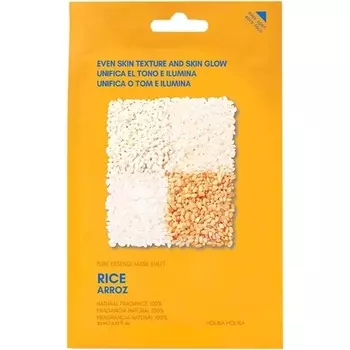 Тканевая маска с рисом Pure Essence, Holika Holika