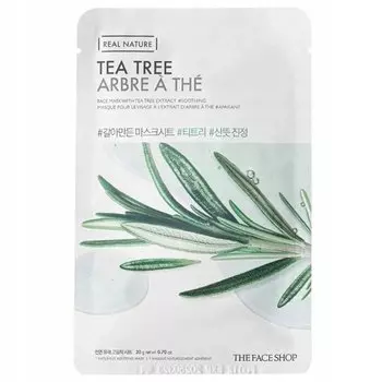 Тканевая маска The Face Shop с экстрактом чайного дерева 20 г Inna marka