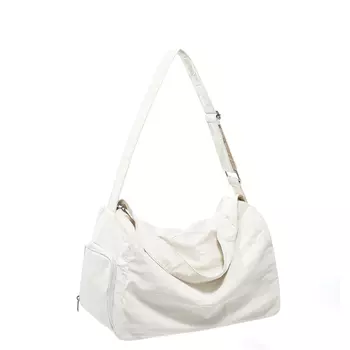 Тканевая спортивная сумка, сумка через плечо, дорожная сумка, обычная, унисекс, многоцветная KEYSTREET, Black, Nylon Fabric