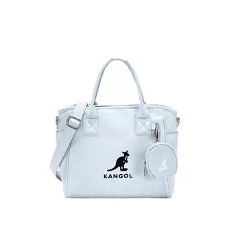Тканевая сумка, сумка через плечо, сумка унисекс, разноцветная KANGOL, Glacier Blue