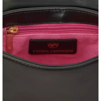 Тканевая женская сумка через плечо Chiara Ferragni, черный