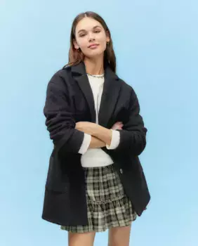 Тканевое женское пальто Green Coast, черный