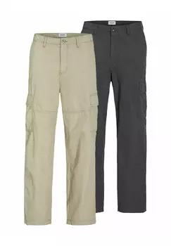 Тканевые брюки 2ER-PACK Jack & Jones, бежевый