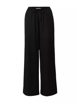 Тканевые брюки A LOT LESS Wide leg Pants Taira, черный