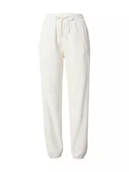 Тканевые брюки Abercrombie & Fitch Tapered Pants, белый