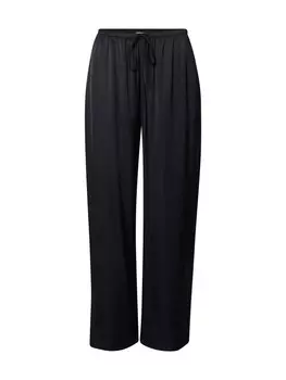 Тканевые брюки Abercrombie & Fitch Wide leg Pants, черный