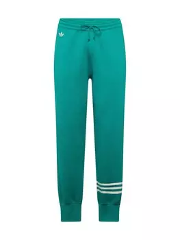 Тканевые брюки ADIDAS ORIGINALS Tapered Pants, изумрудный