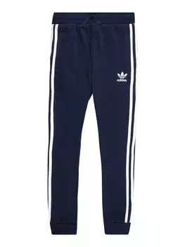 Тканевые брюки ADIDAS ORIGINALS Tapered Pants Trefoil, темно-синий