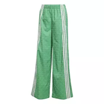 Тканевые брюки ADIDAS ORIGINALS Wide leg Pants, зеленый