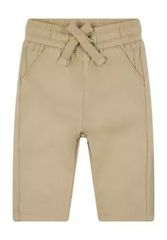 Тканевые брюки, эластичный пояс, нашивка, для младенцев и малышей Steiff, цвет Chinchilla