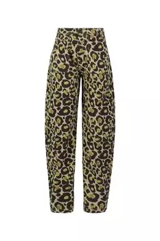 Тканевые брюки ALPHA INDUSTRIES Wide leg Pants Camo, бежевый