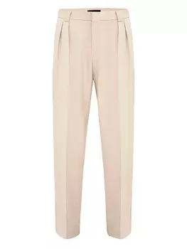 Тканевые брюки Antioch Regular Pleat-Front Pants, бежевый