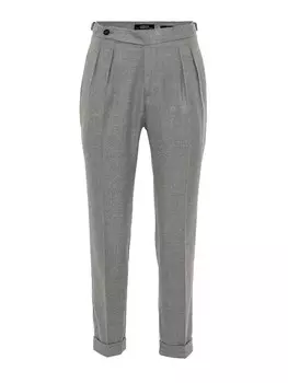 Тканевые брюки Antioch Regular Pleat-Front Pants, серый