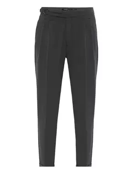 Тканевые брюки Antioch Regular Pleated Pants, антрацит